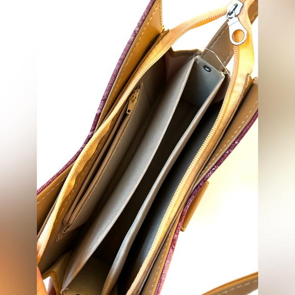 Pink printed jean designed purse 👛 - Picture 5 of 5